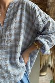 Greta Check Hugh Shirt Denim